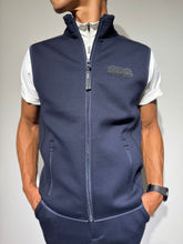 画像をギャラリービューアに読み込む, ライト ダブルニットベスト 3D SHADOW LOGO/DARK NAVY (UNISEX)
