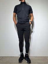 画像をギャラリービューアに読み込む, ハーフジップ カノコ半袖モックネック 3D LOGO/BLACK