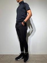 画像をギャラリービューアに読み込む, ハーフジップ カノコ半袖モックネック 3D LOGO/BLACK