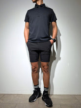 画像をギャラリービューアに読み込む, シェルタリングドライピケ 4WAY STRETCH ハーフパンツ BACK LOGO/MATTE BLACK