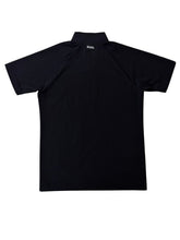 画像をギャラリービューアに読み込む, 撥水サンシェイド ハーフジップ 半袖モックネック カットソー FRONT LOGO/MATTE BLACK