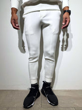 画像をギャラリービューアに読み込む, ライト ダブルニット リブパンツ/WHITE (UNISEX)