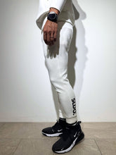 画像をギャラリービューアに読み込む, ライト ダブルニット リブパンツ/WHITE (UNISEX)