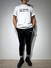 画像をギャラリービューアに読み込む, 【EXTRA SERIES】Tシャツ SLANTING LOGO/WHITE×BLACK