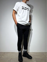 画像をギャラリービューアに読み込む, 【EXTRA SERIES】Tシャツ SLANTING LOGO/WHITE×BLACK