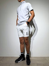 画像をギャラリービューアに読み込む, ハーフジップ カノコ半袖モックネック 3D LOGO/ICE GRAY