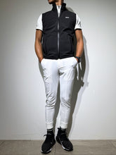 画像をギャラリービューアに読み込む, ハーフジップ 半袖モックネック カットソー ZIP LOGO/WHITE