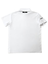 画像をギャラリービューアに読み込む, サイドメッシュ切替ポロシャツ FRONT LOGO/WHITE