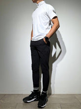 画像をギャラリービューアに読み込む, ハーフジップ カノコ半袖モックネック 3D LOGO/WHITE