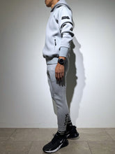 画像をギャラリービューアに読み込む, ライト ダブルニットフーディー SIDE 3D SHADOW LOGO/GRAY (UNISEX)