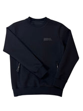 画像をギャラリービューアに読み込む, ライト ダブルニットプルオーバー 3D SHADOW LOGO/BLACK (UNISEX)