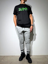 画像をギャラリービューアに読み込む, 【EXTRA SERIES】Tシャツ SLANTING LOGO/BLACK×NEON GREEN