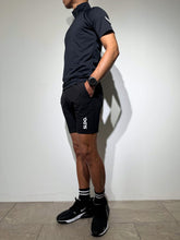 画像をギャラリービューアに読み込む, ハーフジップ カノコ半袖モックネック 3D LOGO/BLACK