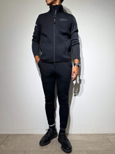 画像をギャラリービューアに読み込む, NEW STD裏起毛ハーフジップ ストレッチハイネック ロングスリーブTシャツ/BLACK (UNISEX)