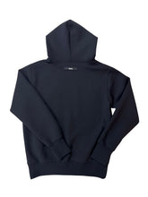 画像をギャラリービューアに読み込む, ライト ダブルニットフーディー FRONT 3D SHADOW LOGO/BLACK (UNISEX)