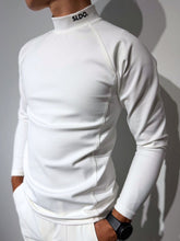 画像をギャラリービューアに読み込む, NEW STDストレッチハイネックカットソー/WHITE(UNISEX)