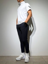 画像をギャラリービューアに読み込む, ハーフジップ カノコ半袖モックネック 3D LOGO/WHITE