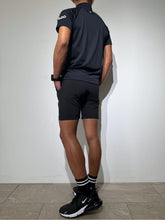 画像をギャラリービューアに読み込む, ハーフジップ カノコ半袖モックネック 3D LOGO/BLACK