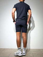 画像をギャラリービューアに読み込む, シェルタリングドライピケ 4WAY STRETCH ハーフパンツ BACK LOGO/DARK NAVY