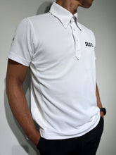 画像をギャラリービューアに読み込む, サイドメッシュ切替ポロシャツ FRONT LOGO/WHITE