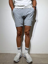 画像をギャラリービューアに読み込む, CODURA(R) NYLON 4WAY STRETCH ハーフパンツ FRONT BACK ZIP LOGO/ICE GRAY