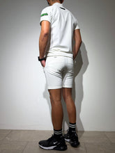 이미지를 갤러리 뷰어에 로드 , 半袖モックネック カットソー シェルタリングドライ NEON GREEN LOGO/WHITE