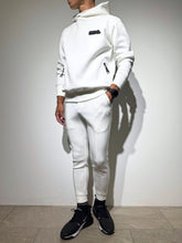 画像をギャラリービューアに読み込む, ライト ダブルニットフーディー FRONT 3D SHADOW LOGO/WHITE (UNISEX)