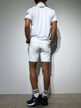 画像をギャラリービューアに読み込む, ハーフジップ カノコ半袖モックネック 3D LOGO/WHITE