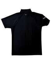 画像をギャラリービューアに読み込む, ハーフジップ 半袖モックネック カットソー ZIP LOGO/BLACK