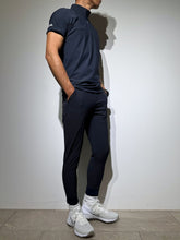 画像をギャラリービューアに読み込む, ハーフジップ 半袖モックネック カットソー ZIP LOGO/DARK NAVY