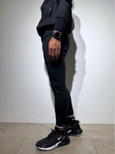 画像をギャラリービューアに読み込む, ライト ダブルニット リブパンツ/BLACK (UNISEX)