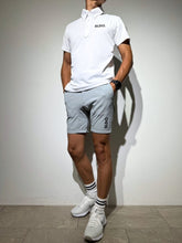 画像をギャラリービューアに読み込む, CODURA(R) NYLON 4WAY STRETCH ハーフパンツ FRONT BACK ZIP LOGO/ICE GRAY