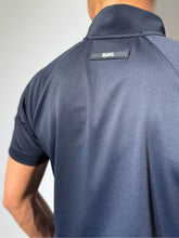 画像をギャラリービューアに読み込む, ハーフジップ カノコ半袖モックネック 3D LOGO/DARK NAVY