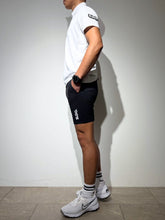 画像をギャラリービューアに読み込む, CODURA(R) NYLON 4WAY STRETCH ハーフパンツ FRONT BACK ZIP LOGO/DARK NAVY