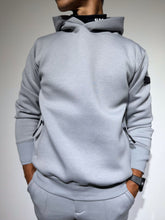 画像をギャラリービューアに読み込む, ライト ダブルニットフーディー SIDE 3D SHADOW LOGO/GRAY (UNISEX)