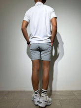 画像をギャラリービューアに読み込む, CODURA(R) NYLON 4WAY STRETCH ハーフパンツ FRONT BACK ZIP LOGO/ICE GRAY