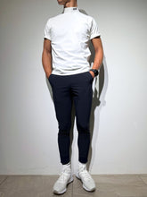 画像をギャラリービューアに読み込む, 半袖モックネック カットソー SIDE 3D LOGO/WHITE