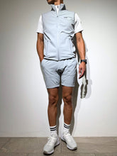 画像をギャラリービューアに読み込む, CODURA(R) NYLON 4WAY STRETCH ハーフパンツ FRONT BACK ZIP LOGO/ICE GRAY