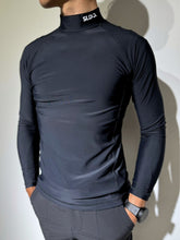 이미지를 갤러리 뷰어에 로드 , HIGH STRETCH インナーハイネックカットソー/BLACK