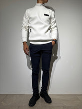 画像をギャラリービューアに読み込む, 裏起毛プライムフレックス サテンラインパンツ/DARK NAVY