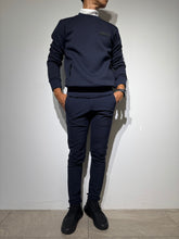 画像をギャラリービューアに読み込む, 裏起毛プライムフレックス サテンラインパンツ/DARK NAVY