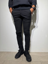 画像をギャラリービューアに読み込む, 裏起毛プライムフレックス サテンラインパンツ/BLACK