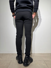 画像をギャラリービューアに読み込む, 裏起毛プライムフレックス サテンラインパンツ/BLACK