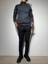 画像をギャラリービューアに読み込む, NEW STD裏起毛ストレッチハイネックロングスリーブTシャツ/BLACK (UNISEX)