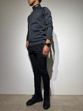 画像をギャラリービューアに読み込む, NEW STD裏起毛ストレッチハイネックロングスリーブTシャツ/BLACK (UNISEX)