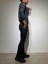 画像をギャラリービューアに読み込む, NEW STD裏起毛ストレッチハイネックロングスリーブTシャツ/BLACK (UNISEX)