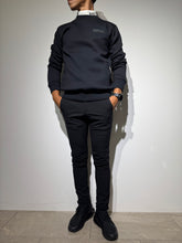 画像をギャラリービューアに読み込む, 裏起毛プライムフレックス サテンラインパンツ/BLACK