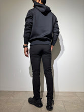 画像をギャラリービューアに読み込む, 裏起毛プライムフレックス サテンラインパンツ/BLACK