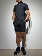 画像をギャラリービューアに読み込む, ハーフジップ 半袖モックネック カットソー ZIP LOGO/BLACK