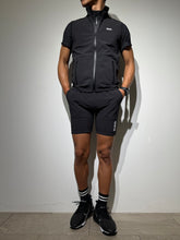 画像をギャラリービューアに読み込む, ハーフジップ 半袖モックネック カットソー ZIP LOGO/BLACK